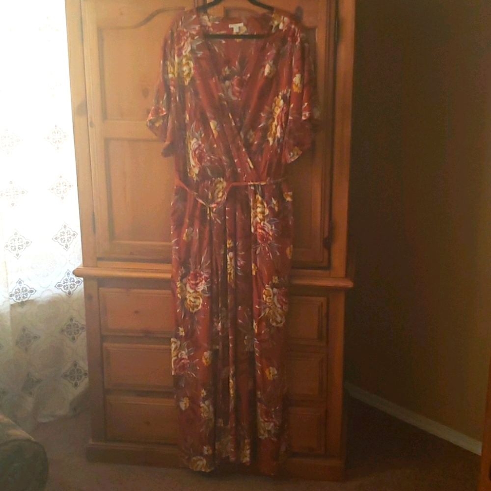 EST. 1846 Sunchasers Floral Print Faux Wrap Maxi